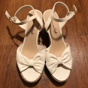 NWOT white espadrilles